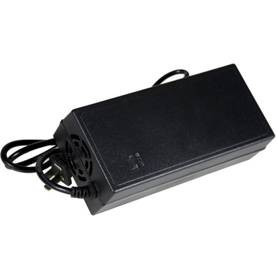 54.6V2A Carregador inteligente de bateria de iões de lítio/íons de lítio/lípons com tomada de corrente contínua de 5,5*2,1 mm Preto