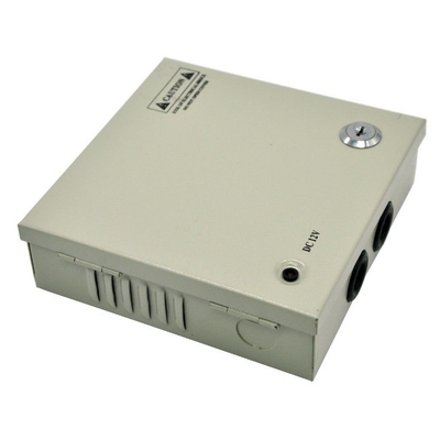 36W 4 portas DC12V Caixa de alimentação de CCTV Distribuição para câmera de CCTV ao ar livre Fusão PTC