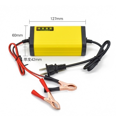 C-Power 24w 12v 2a Carregador de bateria de carro com ácido de chumbo para bicicleta elétrica scooter motocicleta