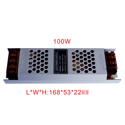 188*47*35mm Fornecedor de energia de comutação de prata para luz LED C-Power 12V 100W saída