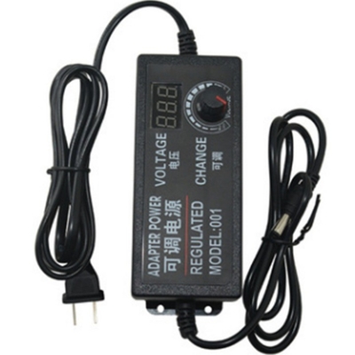 Adaptador ajustável C-Power 3-12V 5A 60W com cabo opcional de 1,2M DC e projeto plug-in