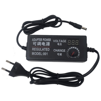 AC100-240V DC 3V-24V 2A Adaptador de tensão ajustável para aparelhos elétricos C-Power