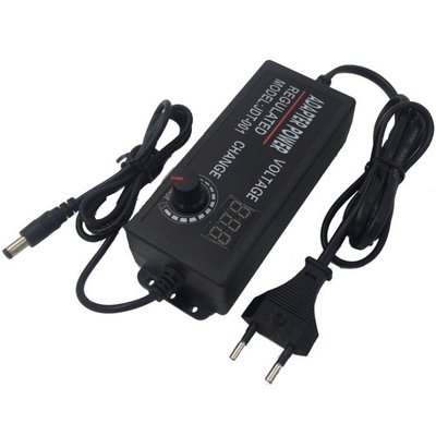 Output DC Tipo 3-24v Adaptador de tensão ajustável com conector 5.5*2.1 5.5*2.5 DC