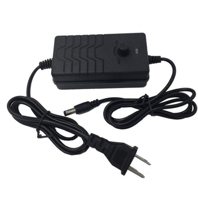 Adaptador de tensão ajustável preto de 24V-36V 24W com conecção por C-Power