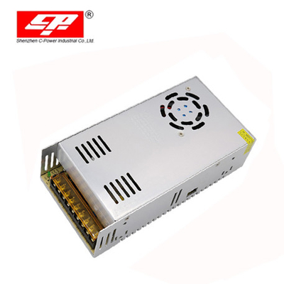 Fornecimento de energia de comutação de CA a CC de 360 W 36 V 10 A para sistemas de automação industrial de prata