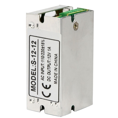 Fornecedor de energia CCTV profissional de 12 V 1 A com proteção contra curto-circuito e sobrevoltagem