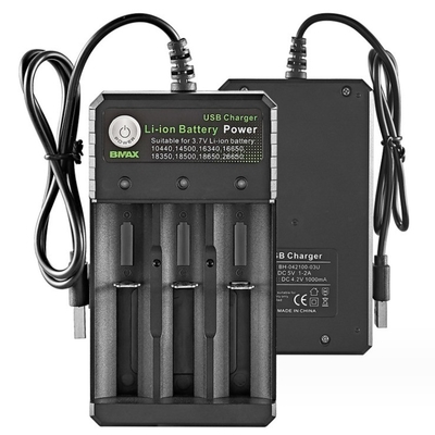 3.6V-6.5V/3A Carregador de bateria de saída para bateria recarregável de iões de lítio de carregamento rápido