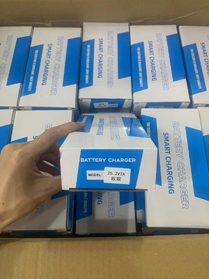 Carregador de bateria de adaptador de 25,2 V 2 A potente e conveniente para baterias de lítio de potência C
