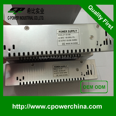 12V 1.25A 2A 3.5A 5A 8.5A 10A 15A 16.5A 20A 30A 40A Fonte de alimentação de comutação para LED
