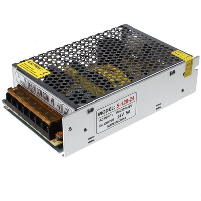 AC110V/220V Entrada C-Power 24V 5A 6.5A Fornecedor de energia de comutação com tensão constante