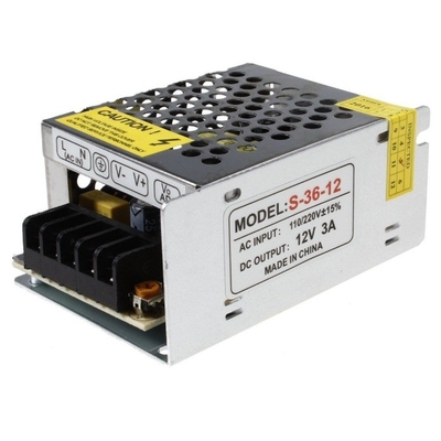 Proteção Corto-circuito sobrecarga sobrecarga C-potência 12v 2.5a 3a 36w fonte de alimentação