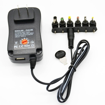 12V 2A 24W ângulo direito DC adaptador de tomada de energia para C-Power AC100-240 saída DC3-12V
