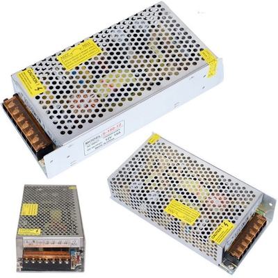 Adaptador de alimentação AC/DC de saída única 12V 180W 15A com proteção contra curto-circuito